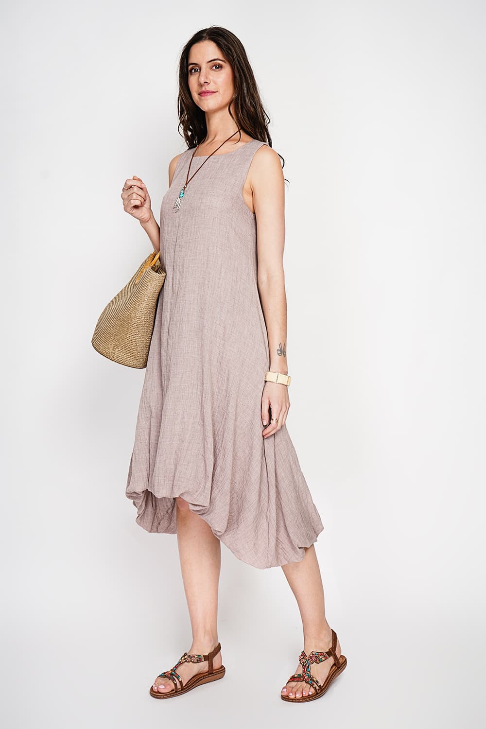 Robe longue doublé babydoll 9