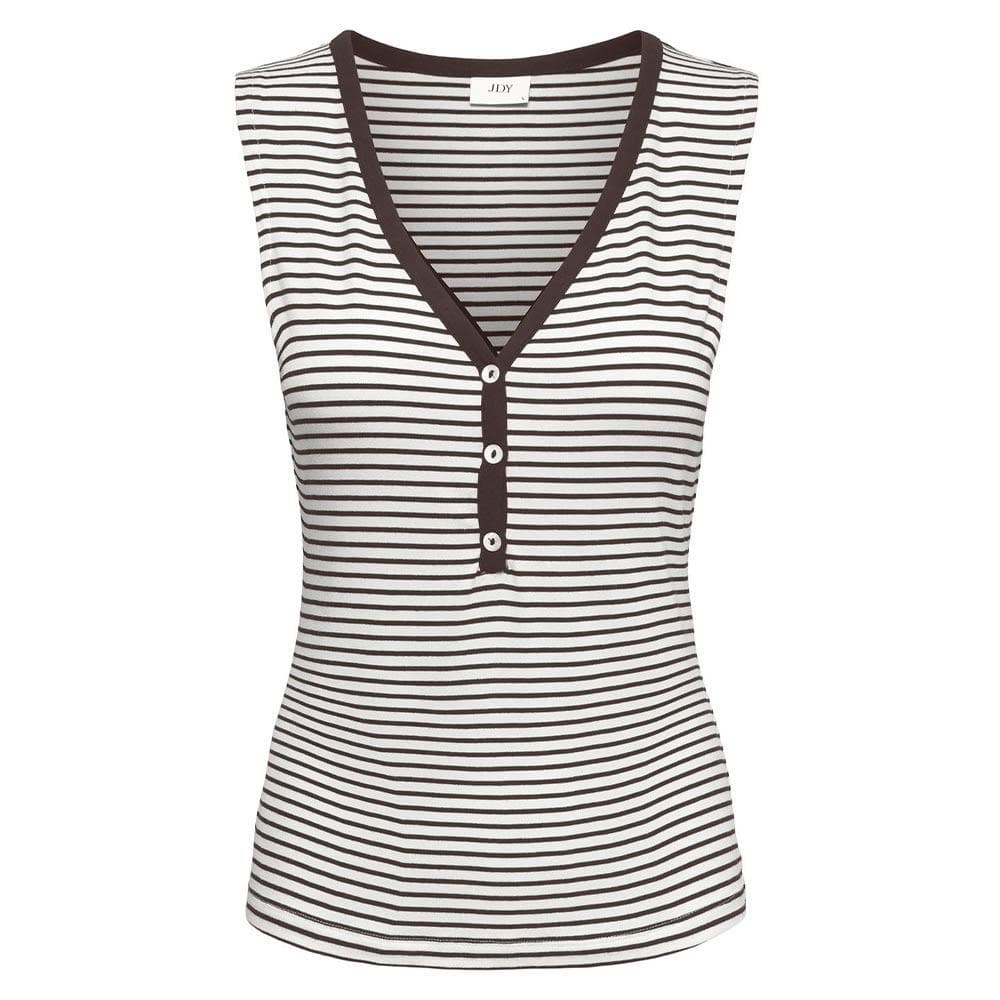 Débardeur Noir/Blanc à rayures Femme JDY Sissy 1