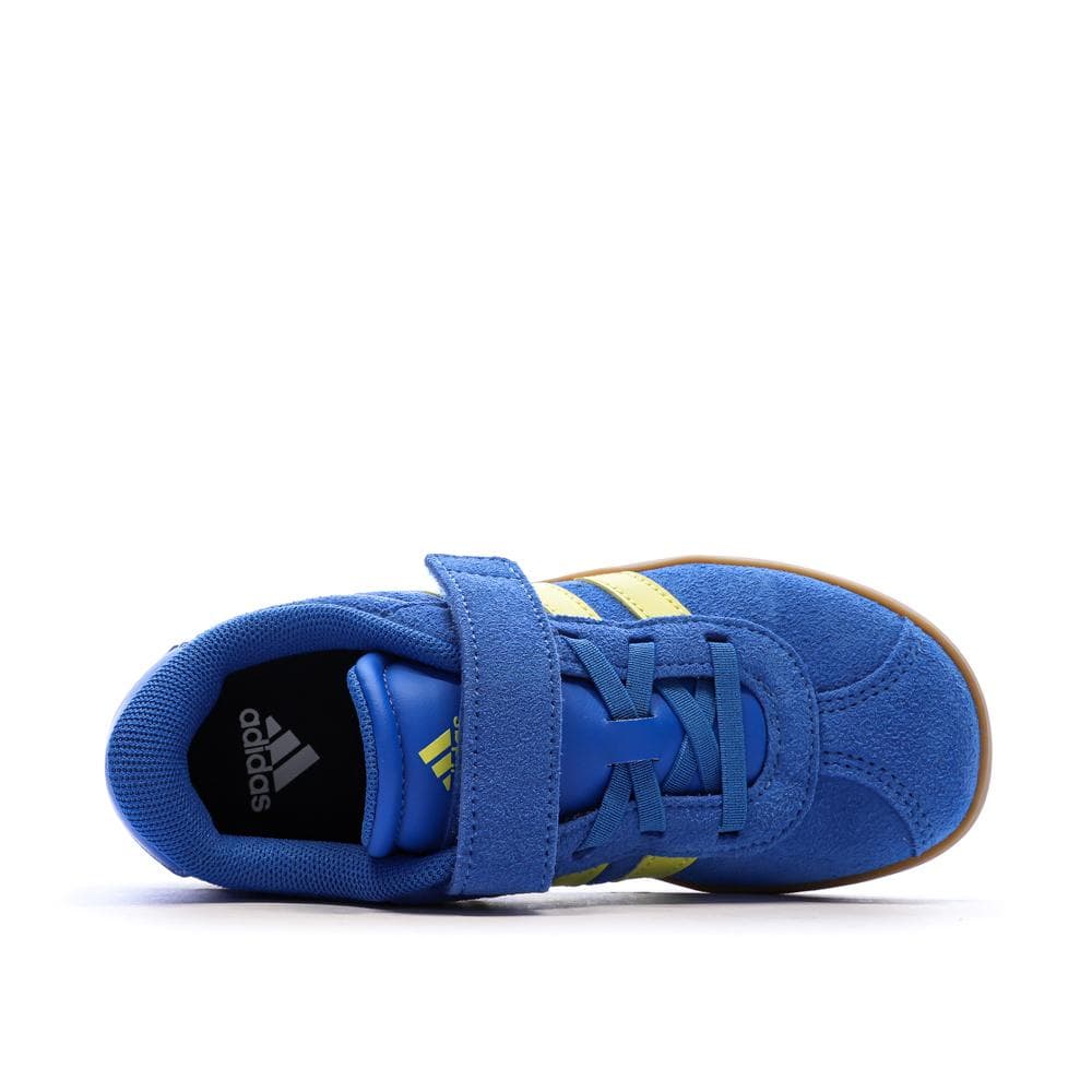 Baskets Bleu/Jaune Garçon Adidas Court 4