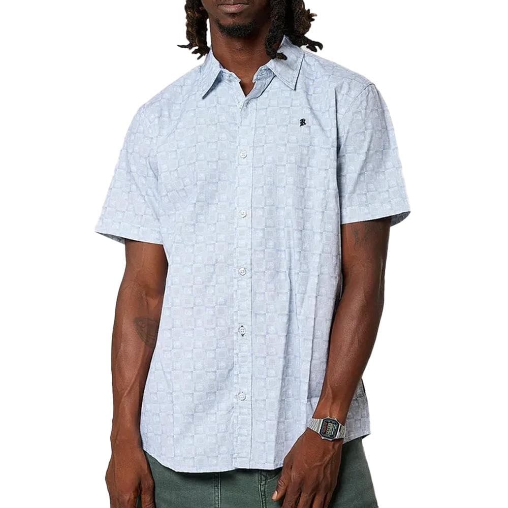 Chemise Bleu à Motifs Homme Kaporal KALASH 1