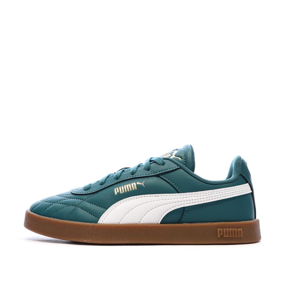 Baskets Vert Femme Puma Club Indoor 1