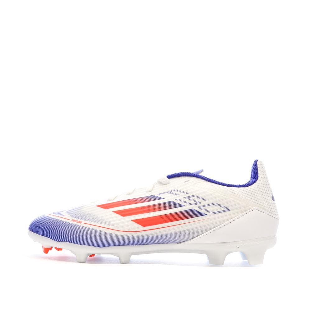 Chaussures de Foot Blanc/Bleu Junior Adidas F50 League FG/MG 1