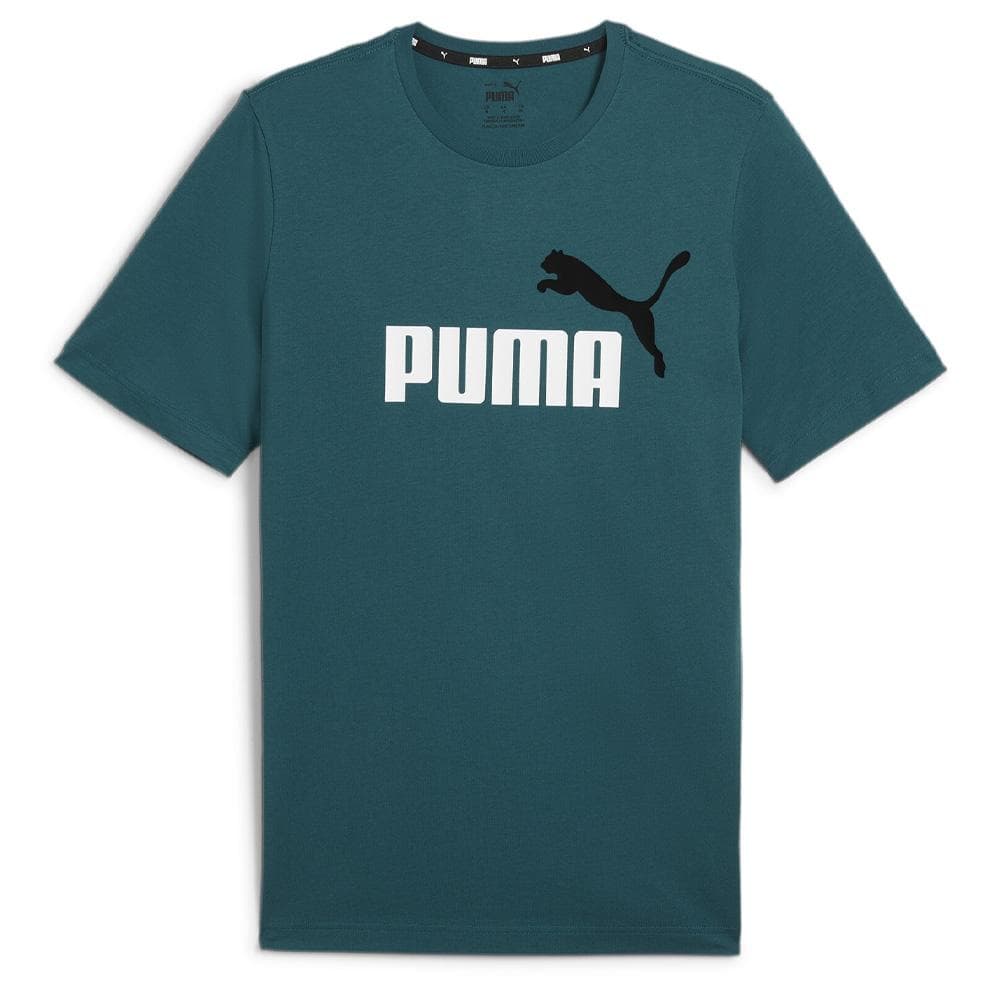 T-shirt Vert/Blanc Homme Puma Essential 2 1