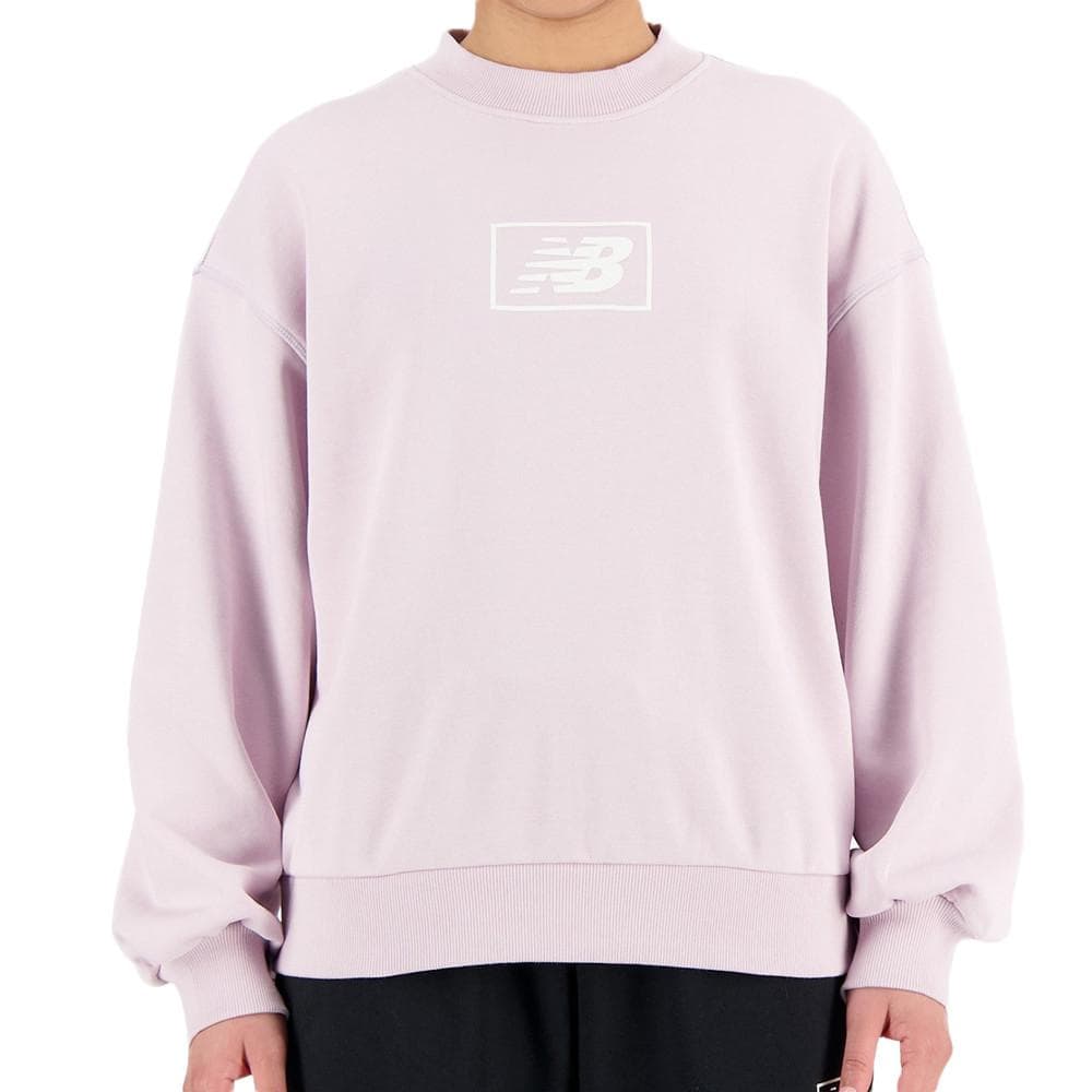 Sweat Mauve Femme New Balance Essentials French Terry 1