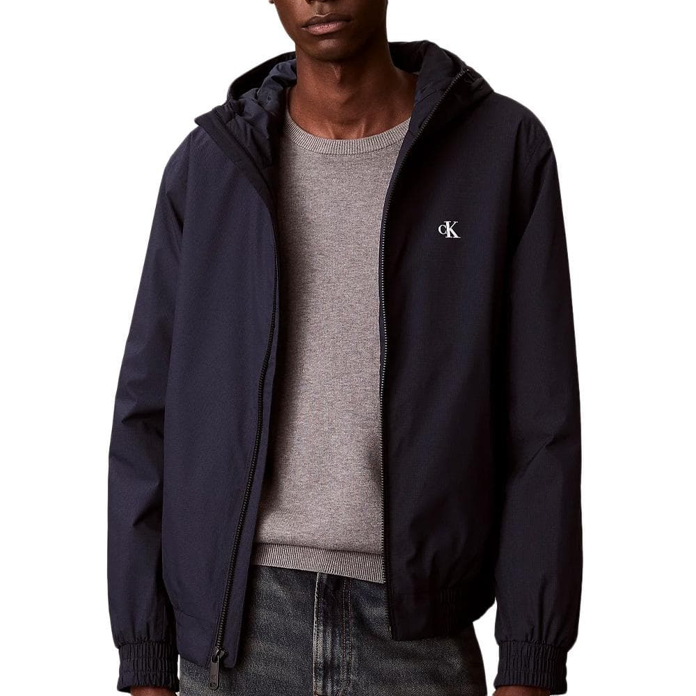 Veste Marine Homme Calvin Klein Jeans Hooded Ripstop 1