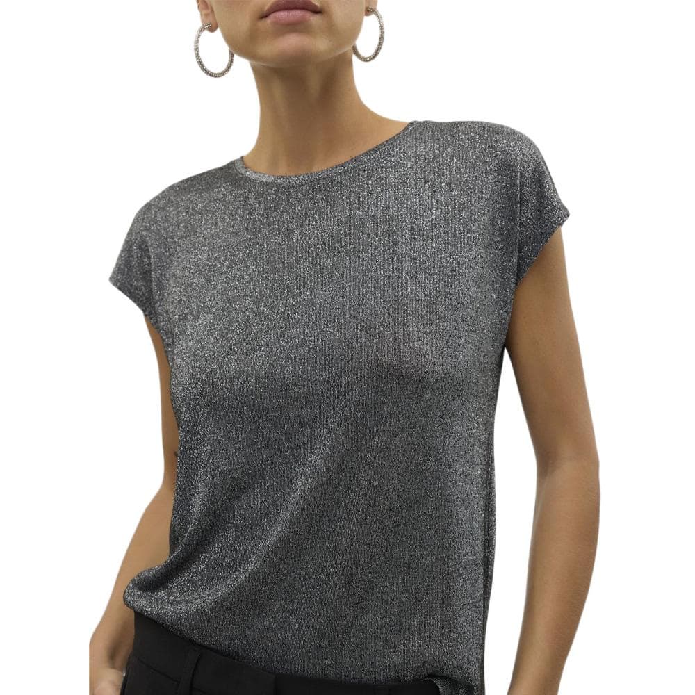 T-Shirt Gris Foncé Femme Vero Moda Sarah 1