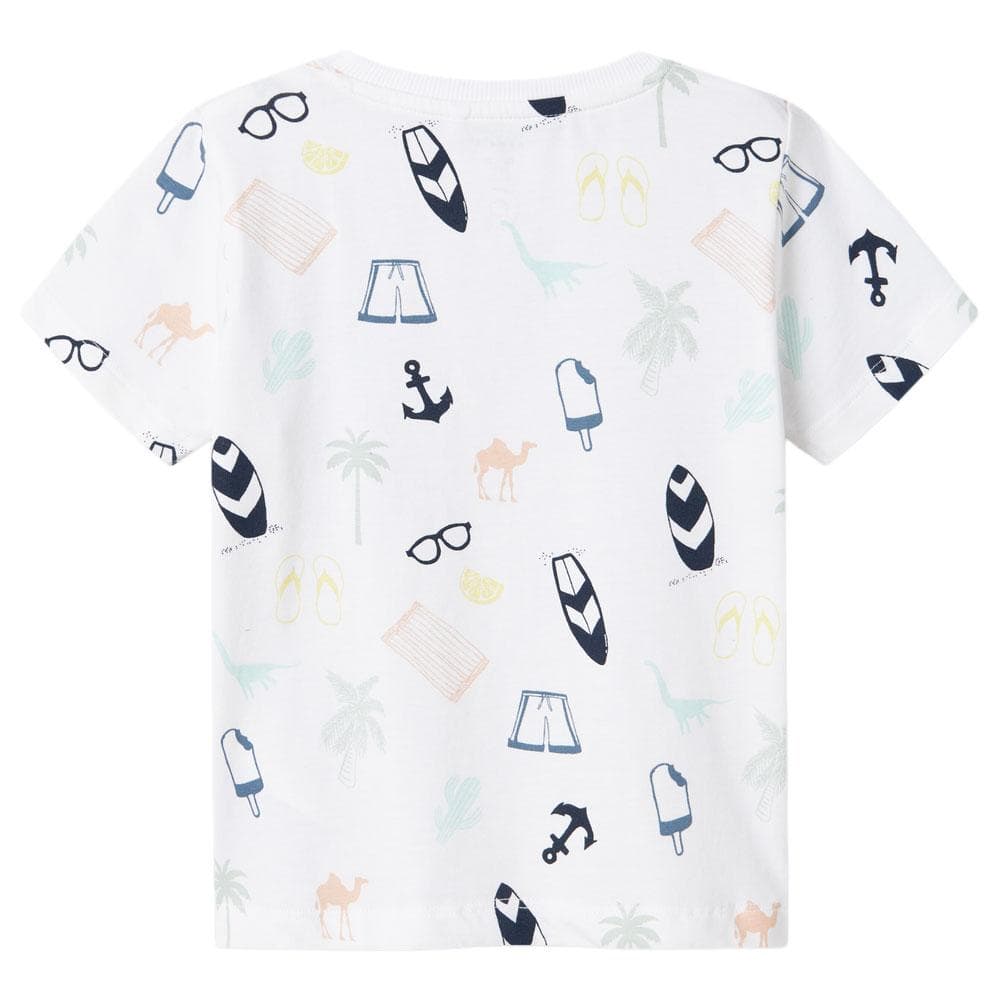 T-Shirt Blanc Garçon Name it Jer 2