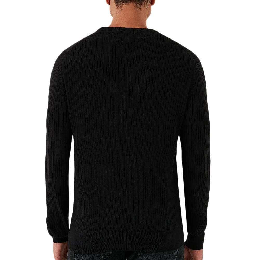 Pull Noir Homme Tommy Hilfiger Pima MW0MW40449 2