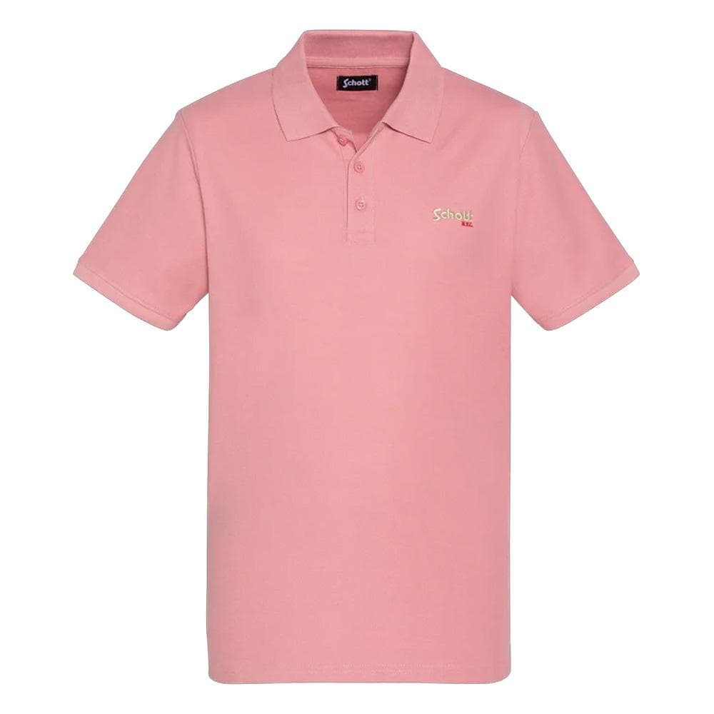 Polo Rose Homme Schott PS0022 1