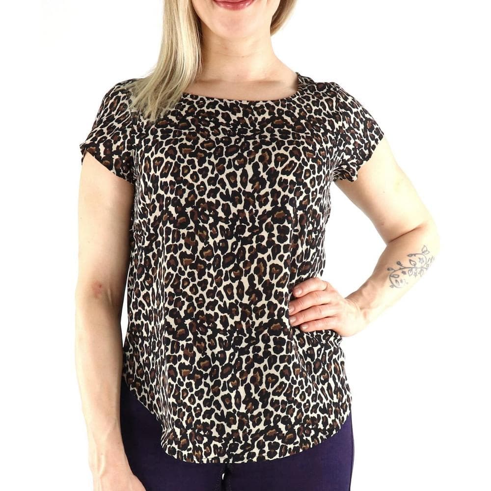 Blouse Noir à Motifs Femme Vero Moda Easy Joy 1