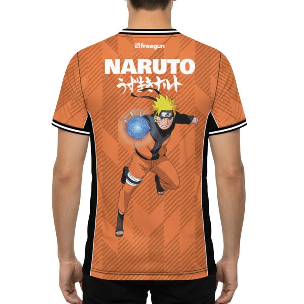T-shirt Microfibre Orange homme Freegun Naruto Shippuden 2