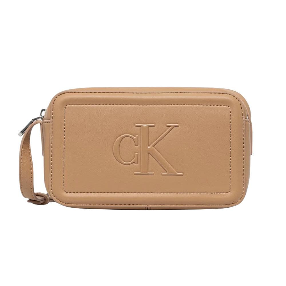Sac à bandoulière Camel Femme Calvin Klein Jeans Bold Camera 1