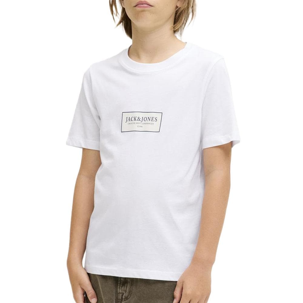T-Shirt Blanc Garçon Jack & Jones Greene 1