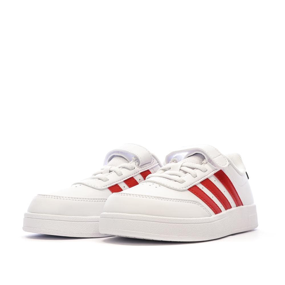 Baskets Blanc/Rouge Garçon Adidas Breaknet 2.0 6