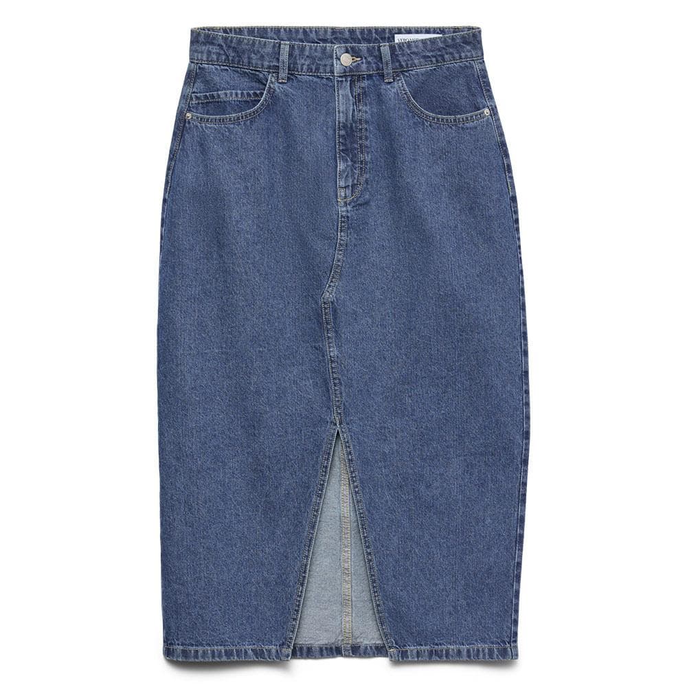 Jupe en Jean Bleu Foncé Femme Vero Moda Elfi 1