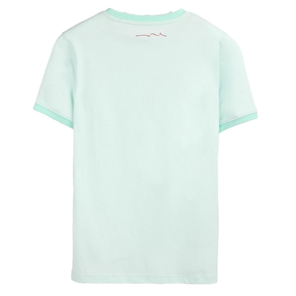 T-shirt Vert Menthe Garçon Teddy Smith 61007493D 2