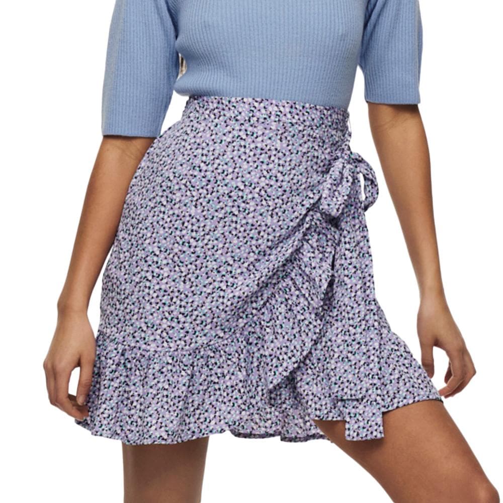 Jupe Violette Femme Only Olivia Wrap 1