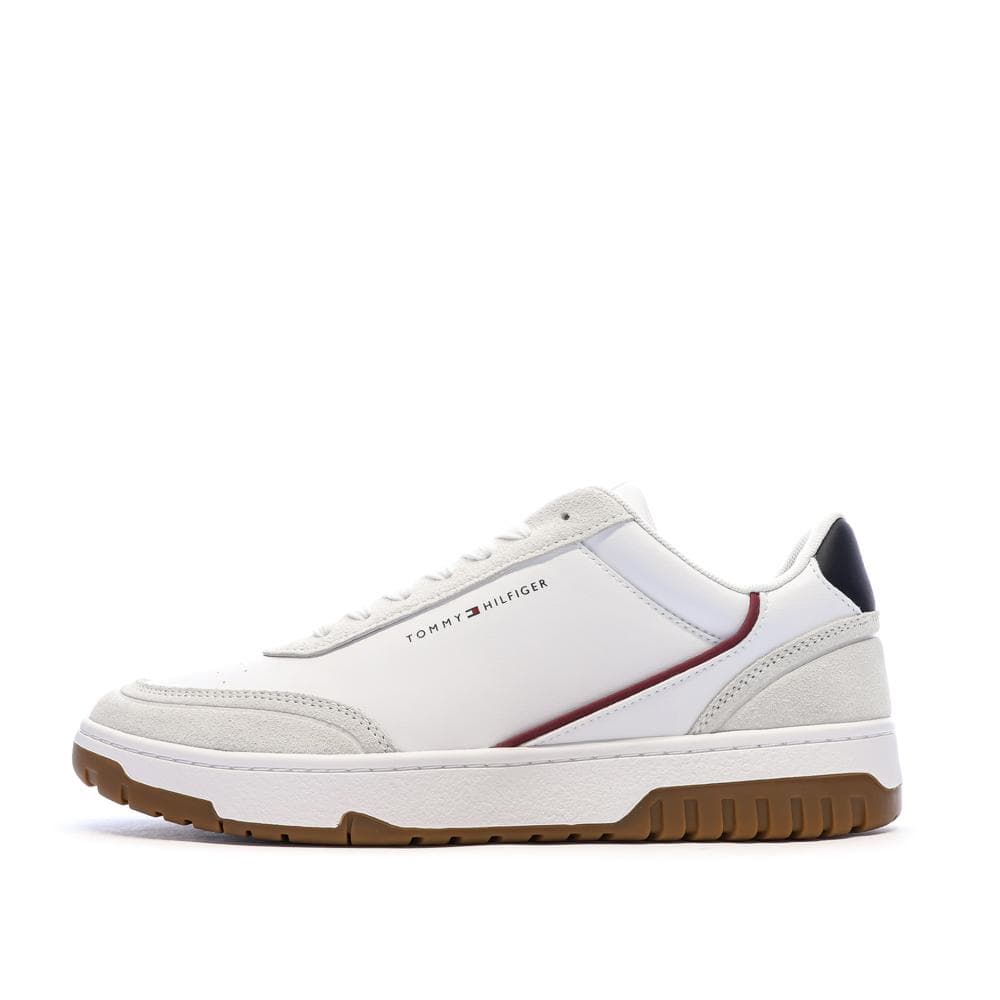 Baskets Blanches/Marine Homme Tommy Hilfiger Core Leath 1