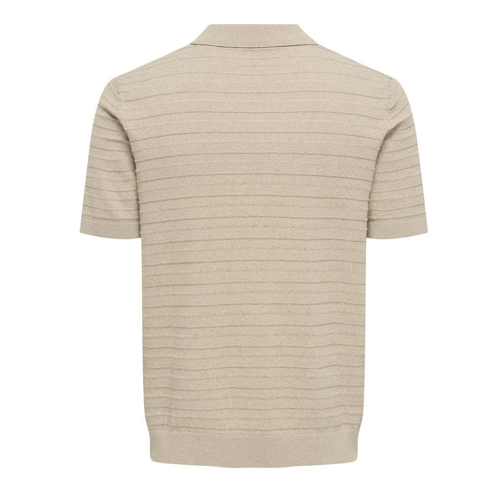 Polo Beige Homme Only & Sons Onstano Life 2