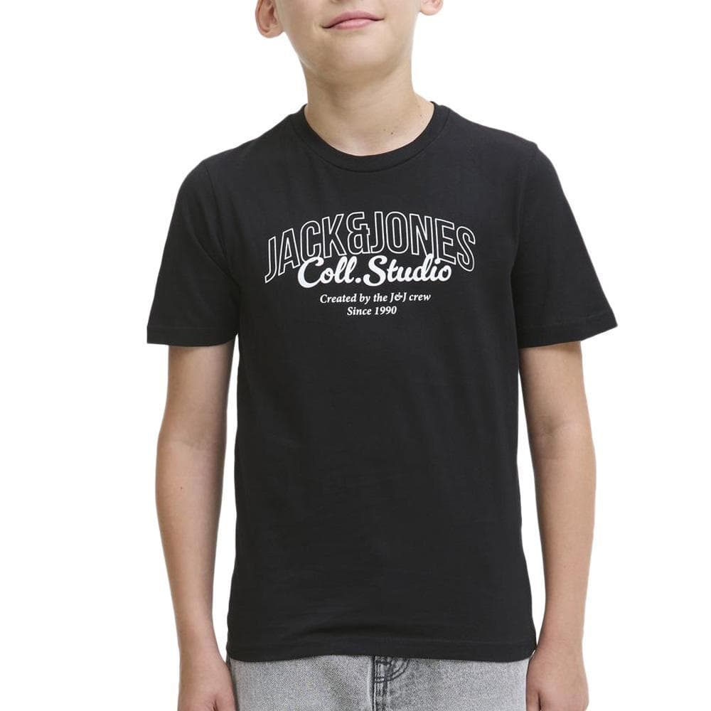 T-Shirt Noir Garçon Jack & Jones Koto 1