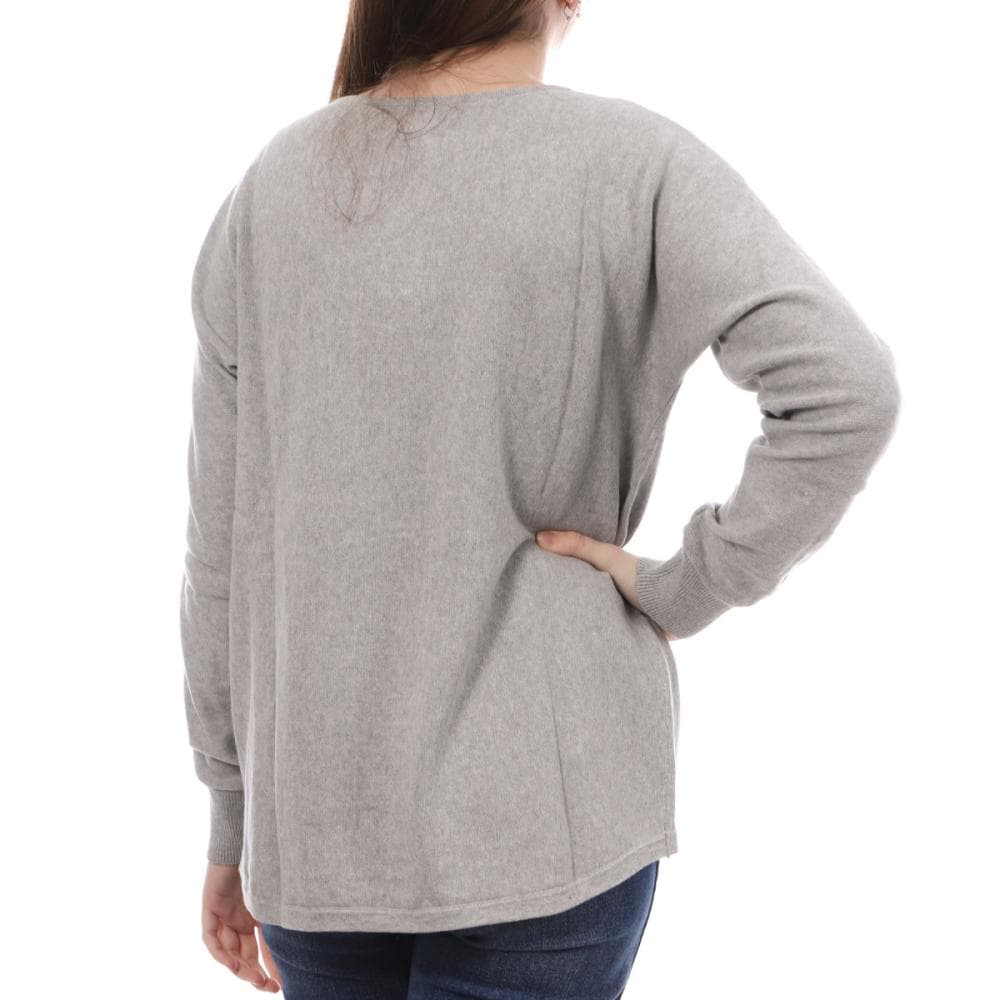 Pull Gris Femme Lee Cooper Oeloa 2