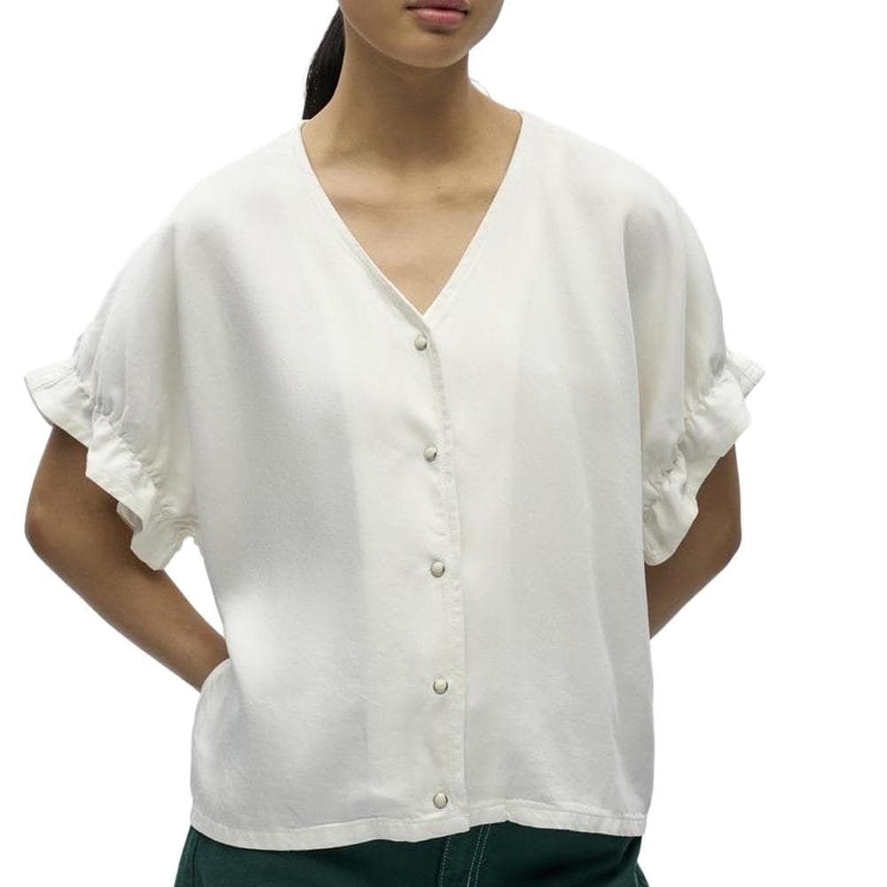 Blouse fluide blanche femme Vero Moda Frame 1
