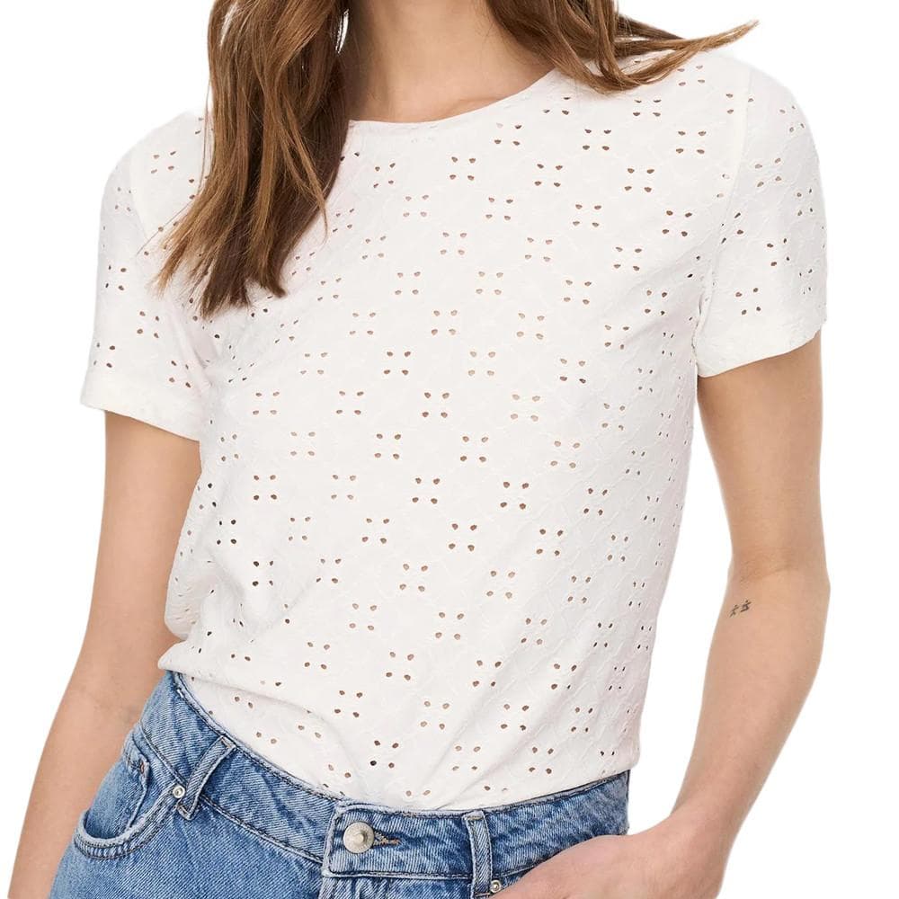 T-shirt Blanc Femme JDY Cathinka 1