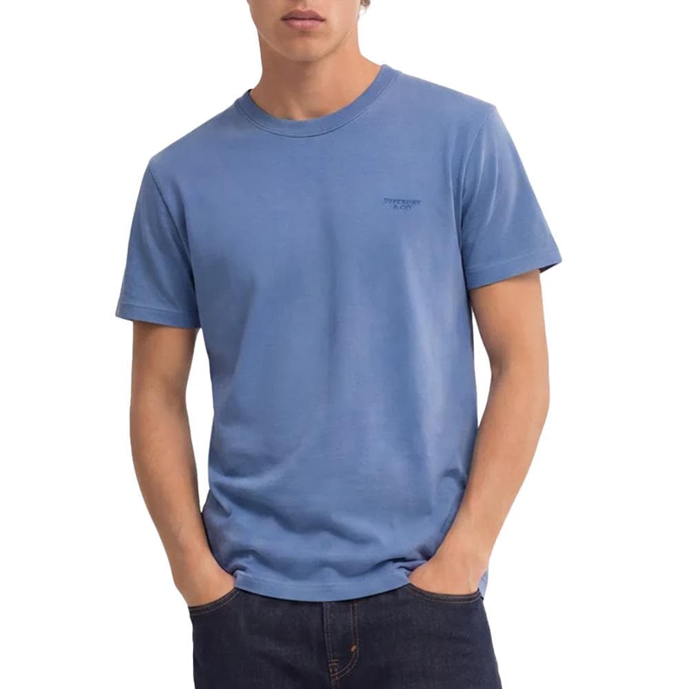 T-Shirt Bleu Clair Homme Superdry Essential 1