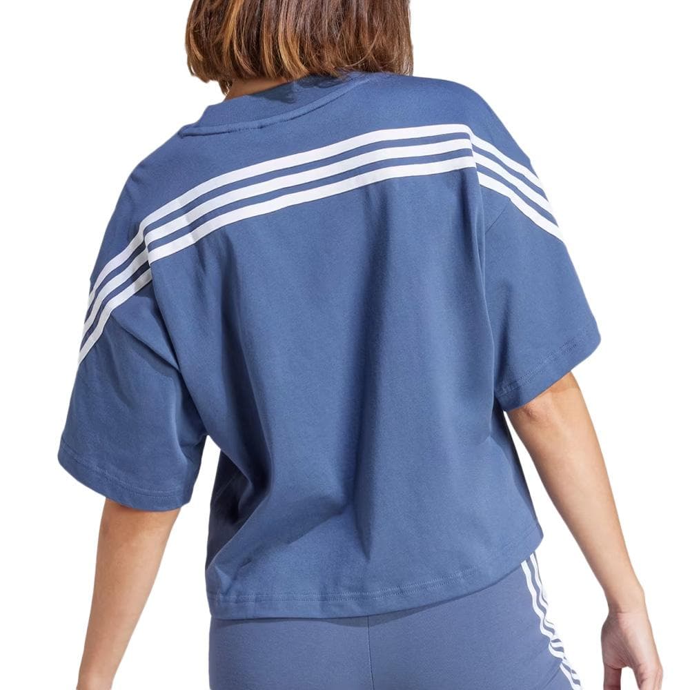 T-shirt Bleu Femme Adidas W Fi 3s Tee 2