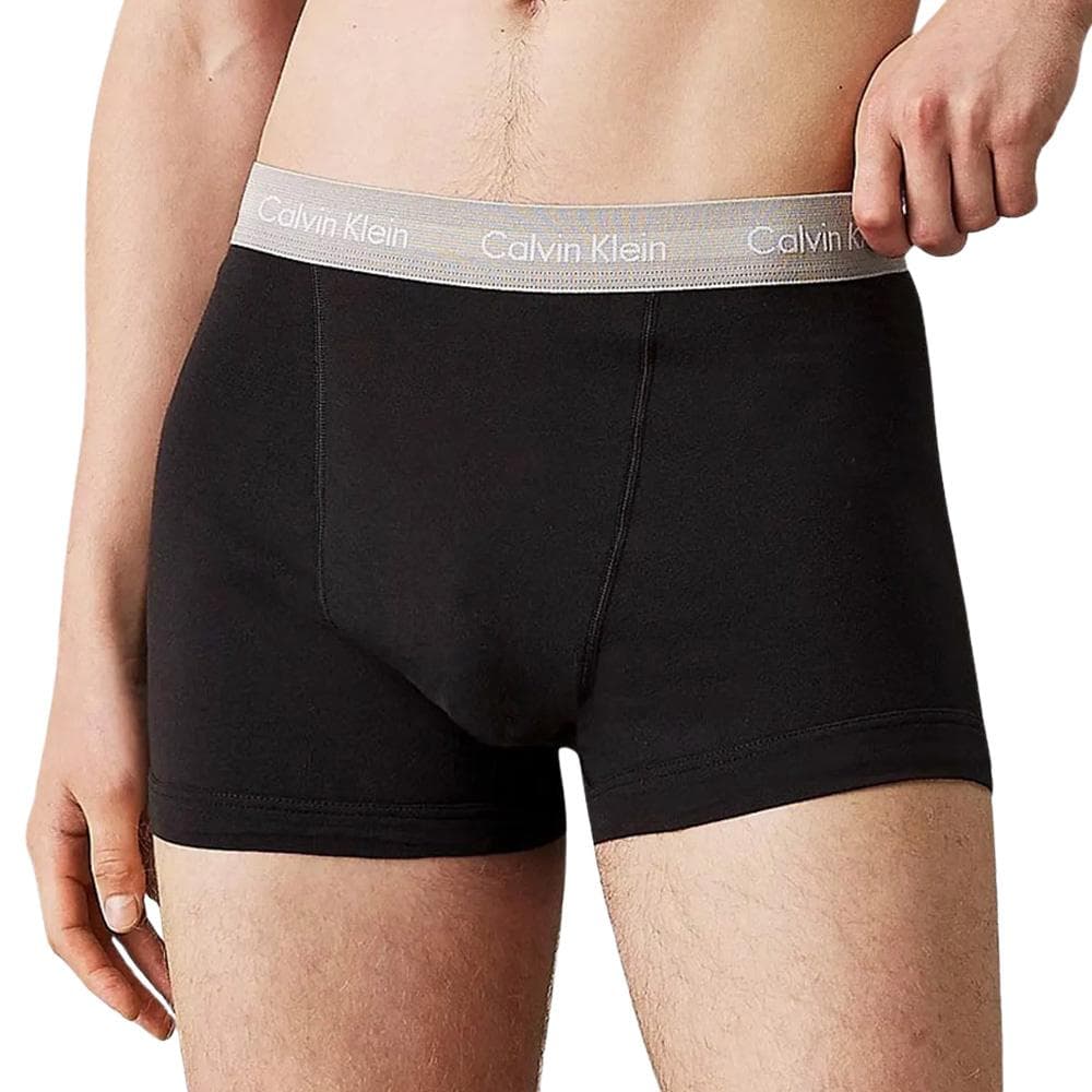 x3 Boxers Noir/Rouge Homme Calvin Klein Jeans Trunk 1 2