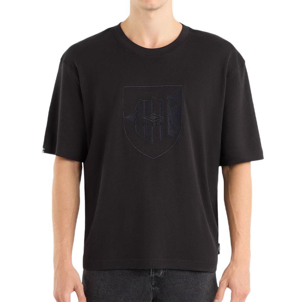 T-Shirt Noir Homme Umbro Crest 1