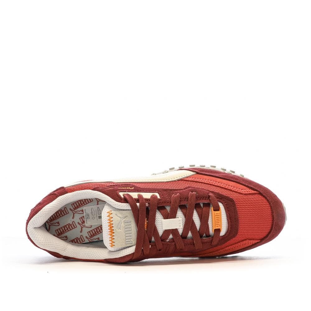 Baskets Rouge Homme Puma Rider Washed 4