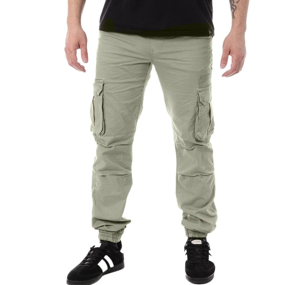 Pantalon Cargo Vert Clair Homme Paname Brothers Carlos 1