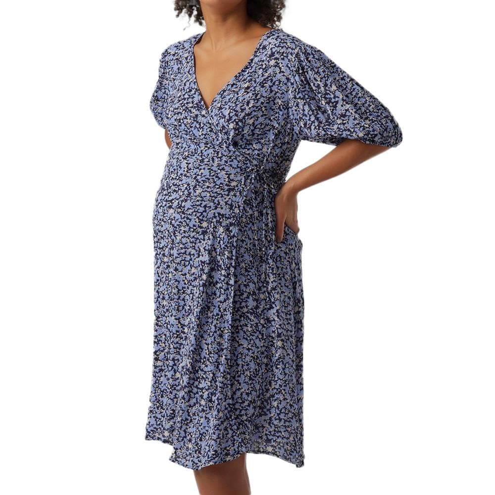 Robe Marine/Noir Femme Vero Moda MarternityHenna 1