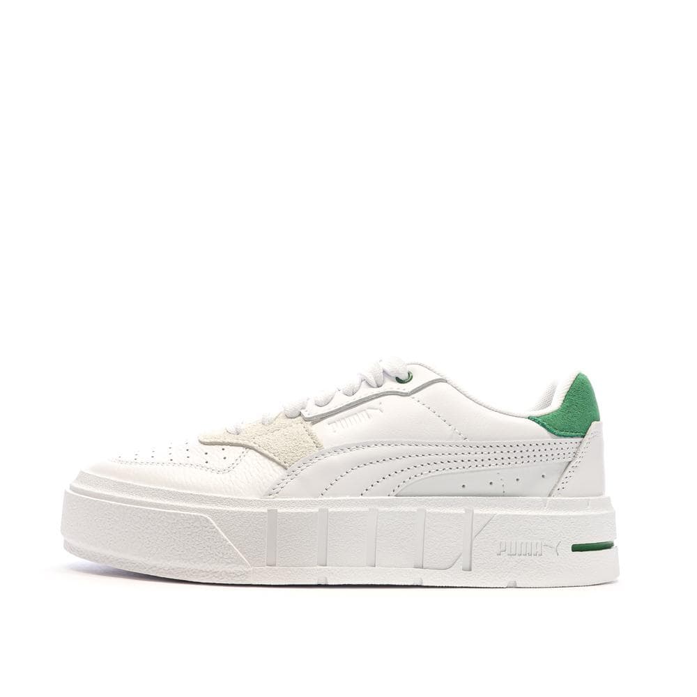 Baskets Blanches/Vertes Femme Puma Cali Court 1