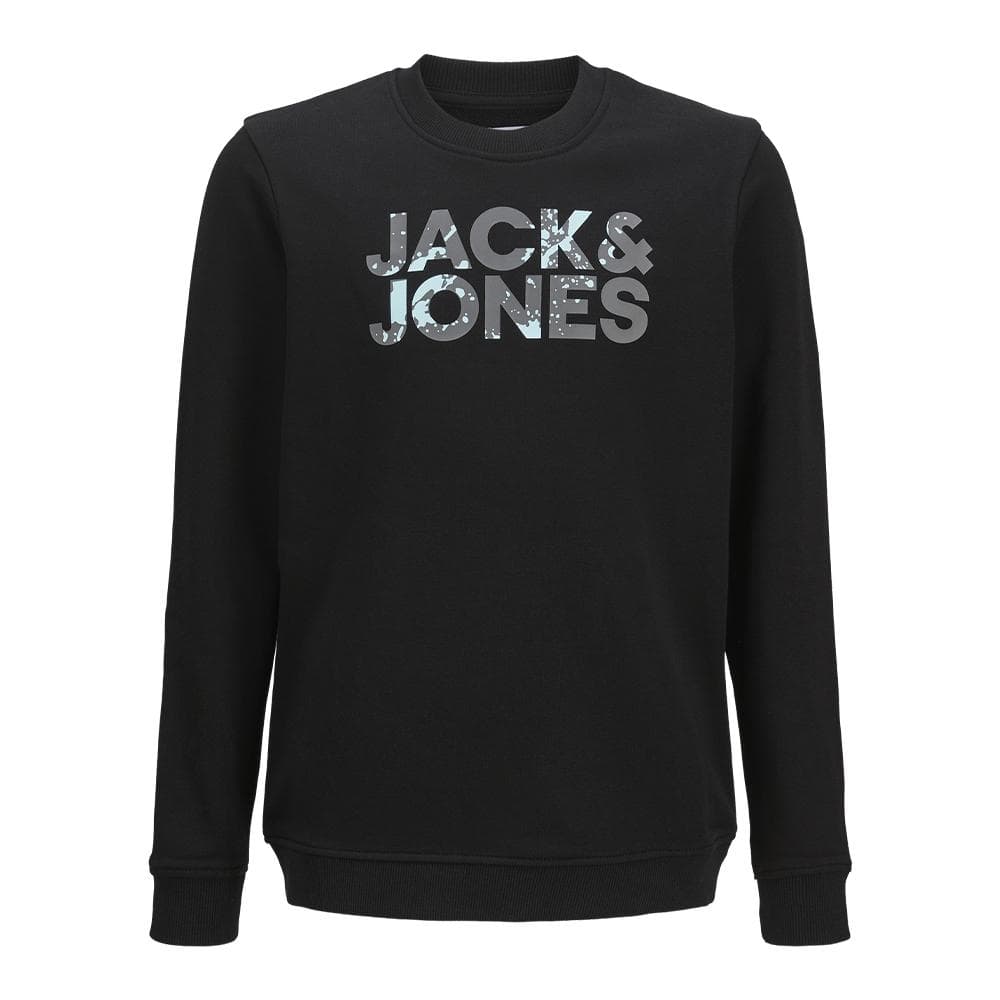 Sweat Noir Garçon Jack & Jones Splash544 1