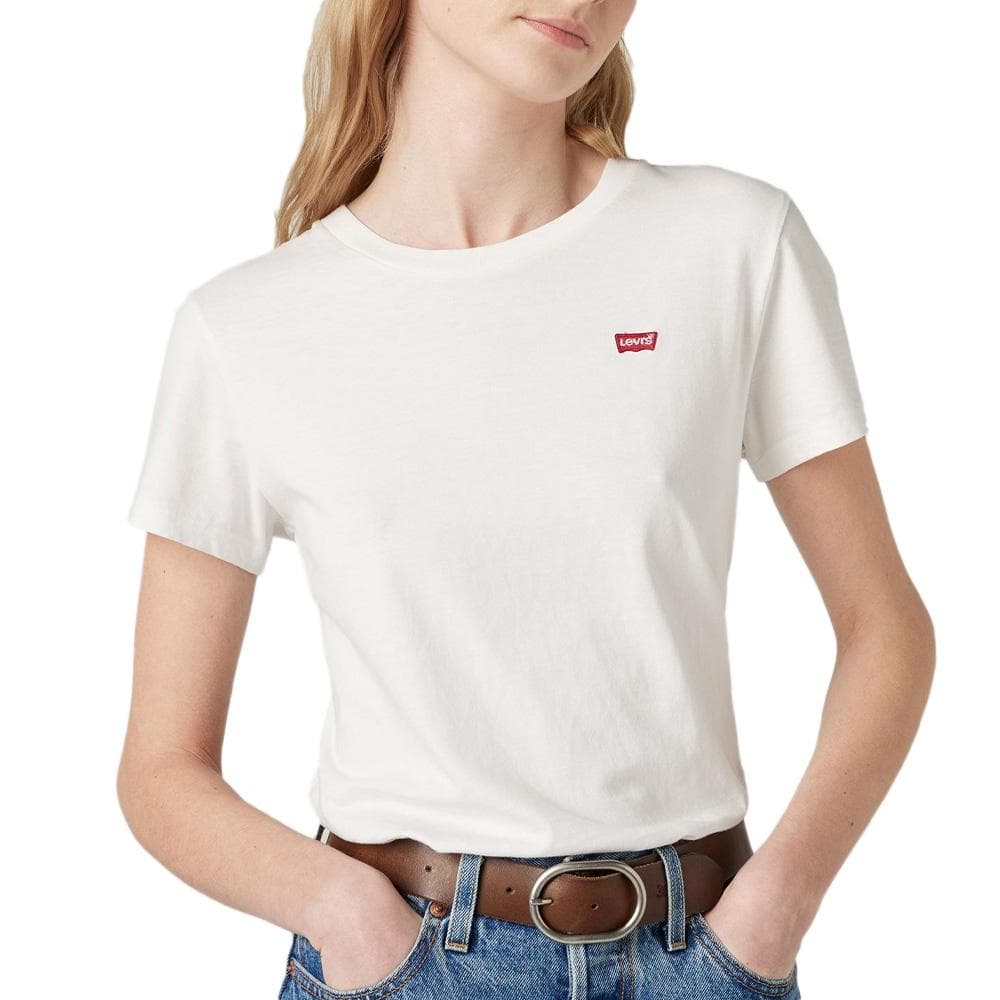 T-shirt Blanc Femme Levi's Perfect Tee 39185 1