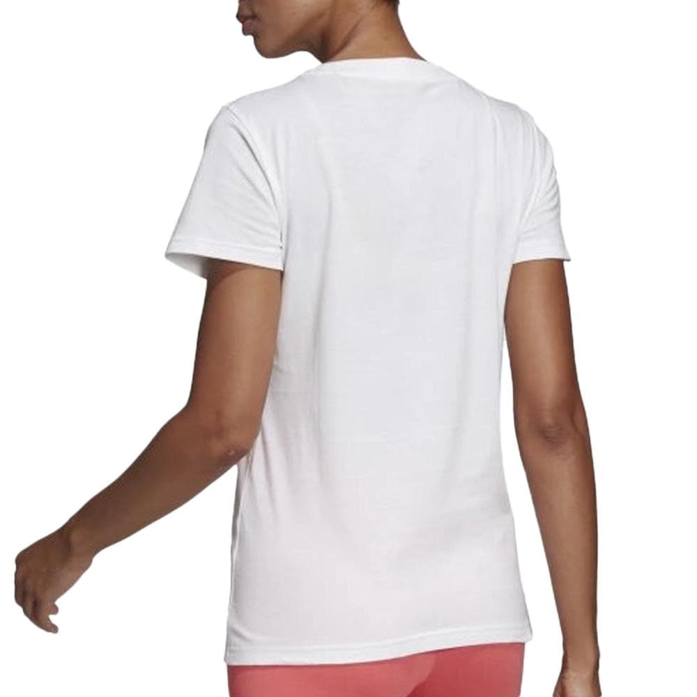 T-Shirt Blanc Femme Adidas DU0629 2