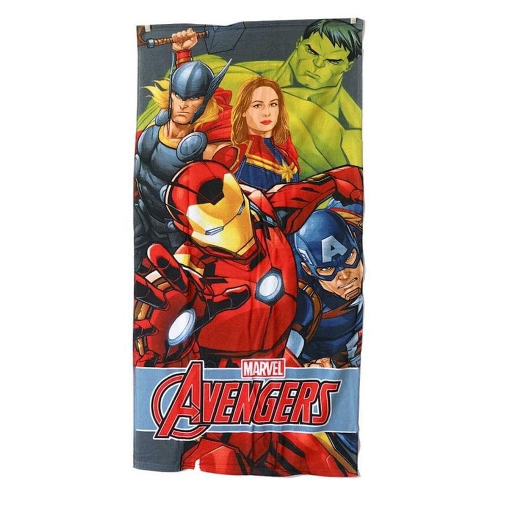 Serviette Jaune/Rouge Garçon Sport Zone Avengers 1