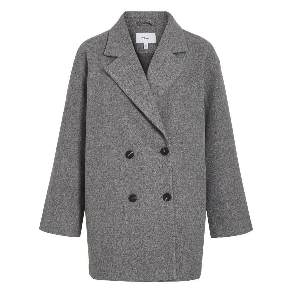 Manteau Gris Femme Vila Sakaya 1
