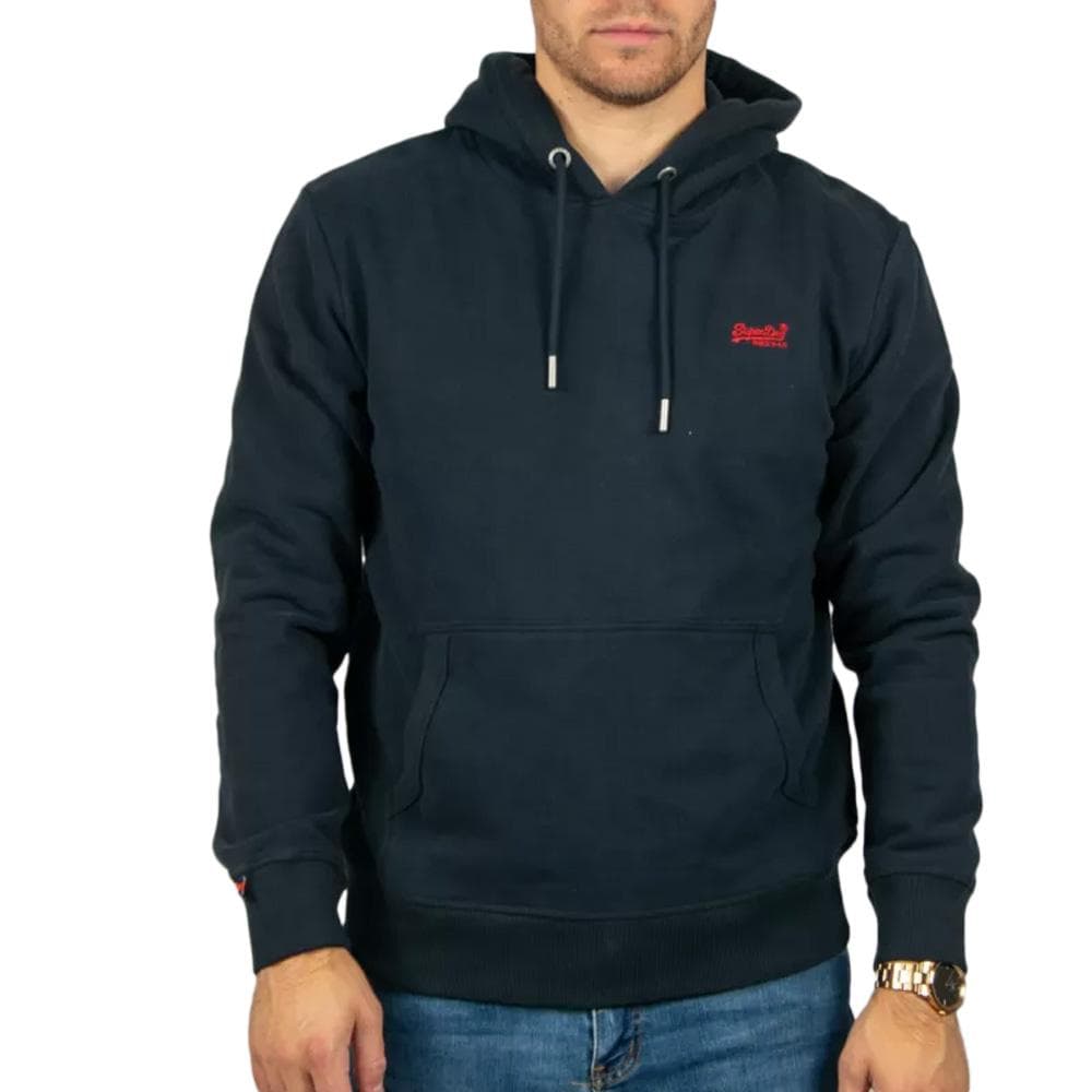 Sweat Marine/Rouge Homme Superdry Essential 1