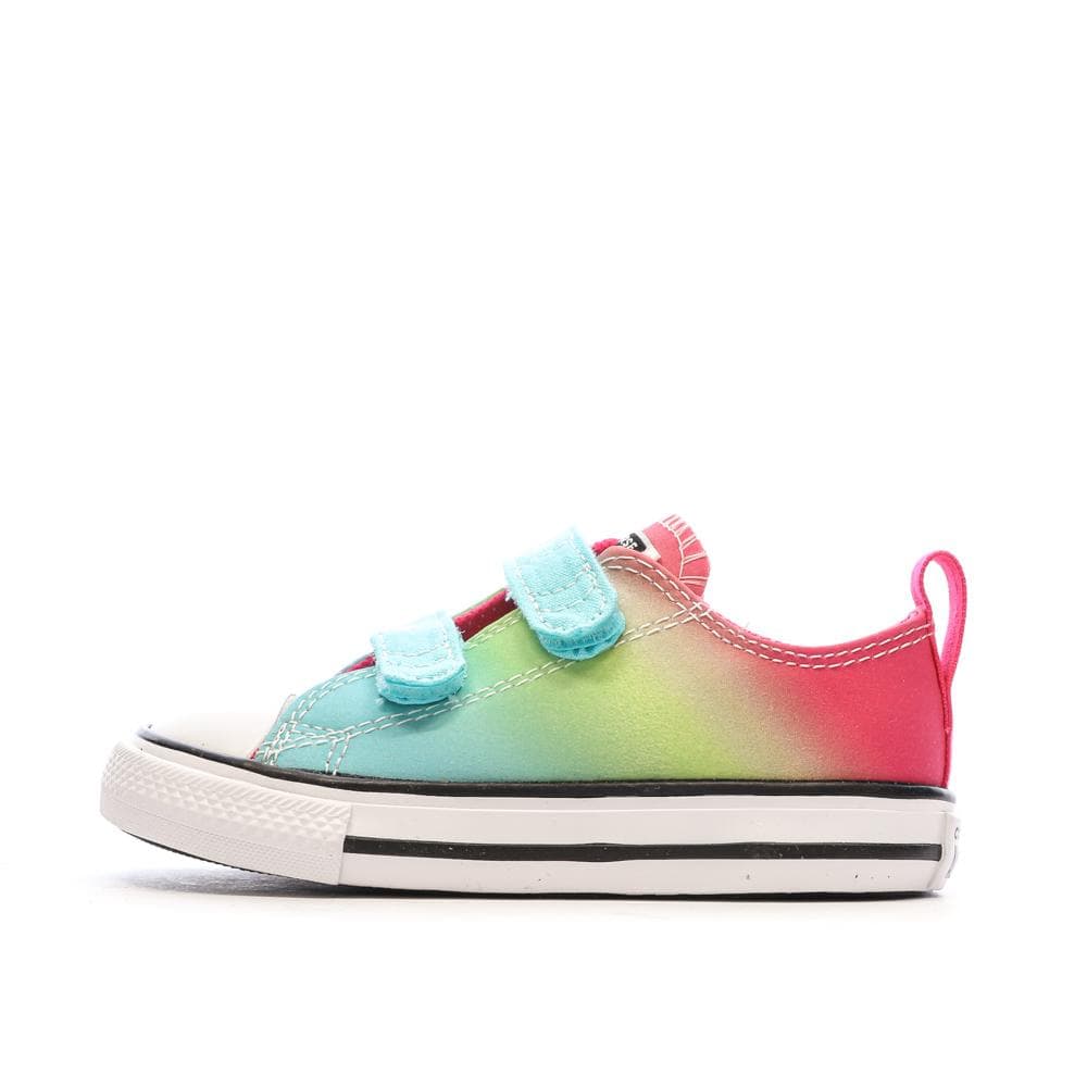Baskets Bleu/Vert/Rose Fille Converse All Star Easy 1
