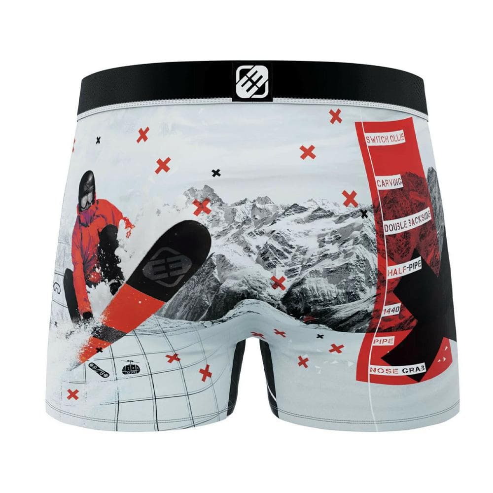 Boxer Gris/Rouge Garçon Freegun Montagne 2