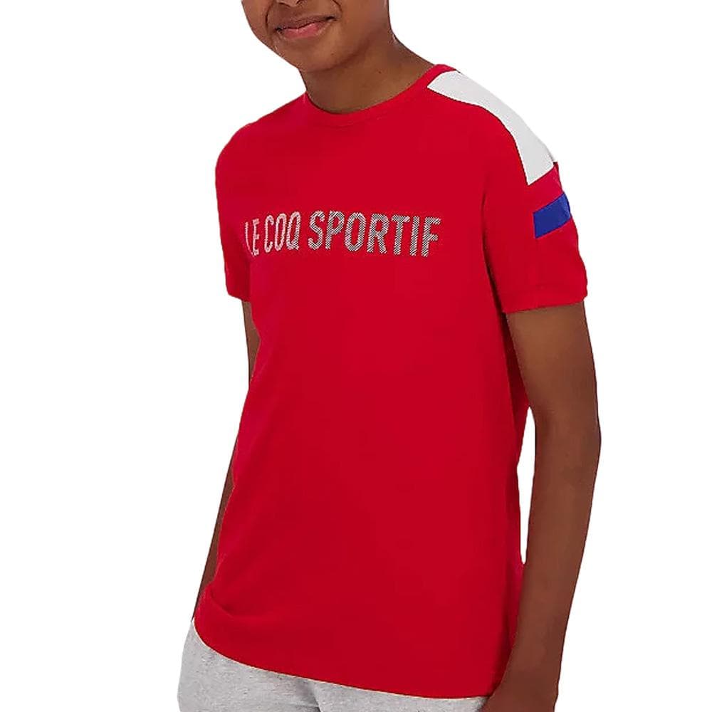 T-Shirt Rouge Garçon Le Coq Sportif Mini 1