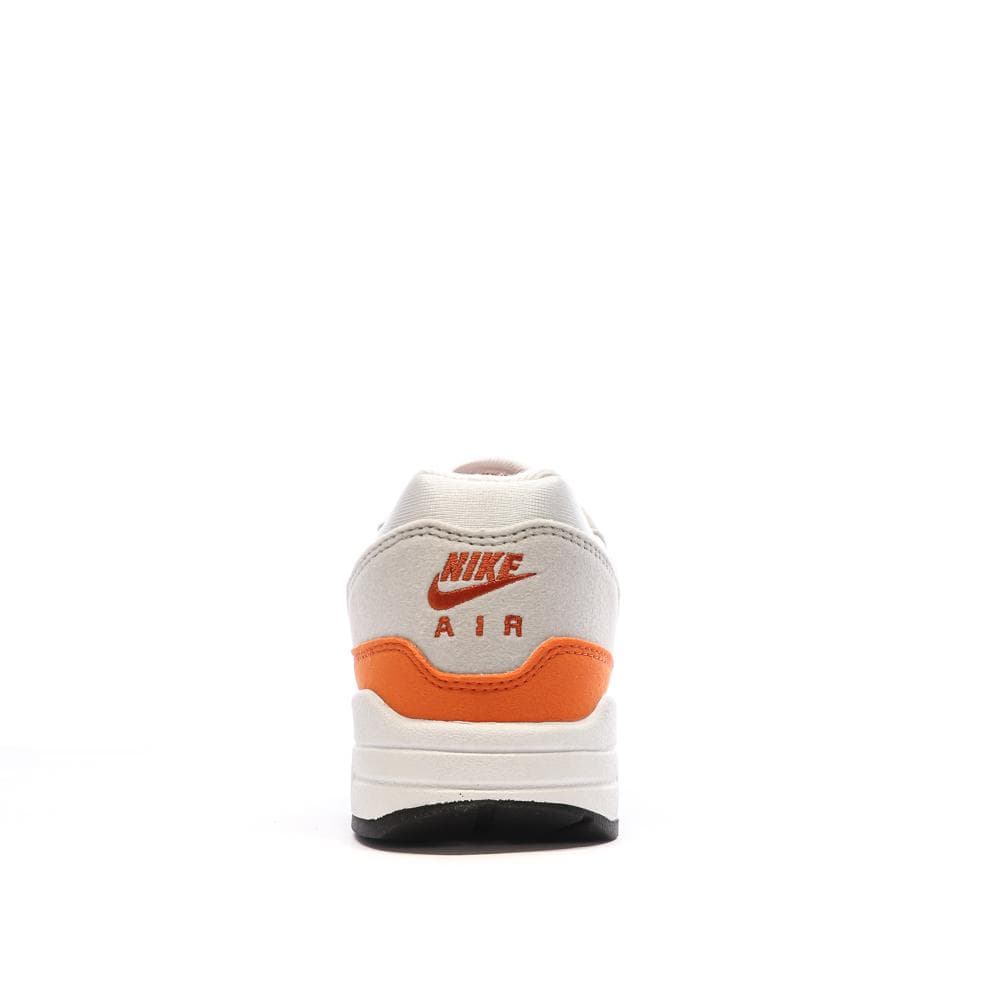 Baskets Blanches/Orange Femme Nike Air Max 1 3