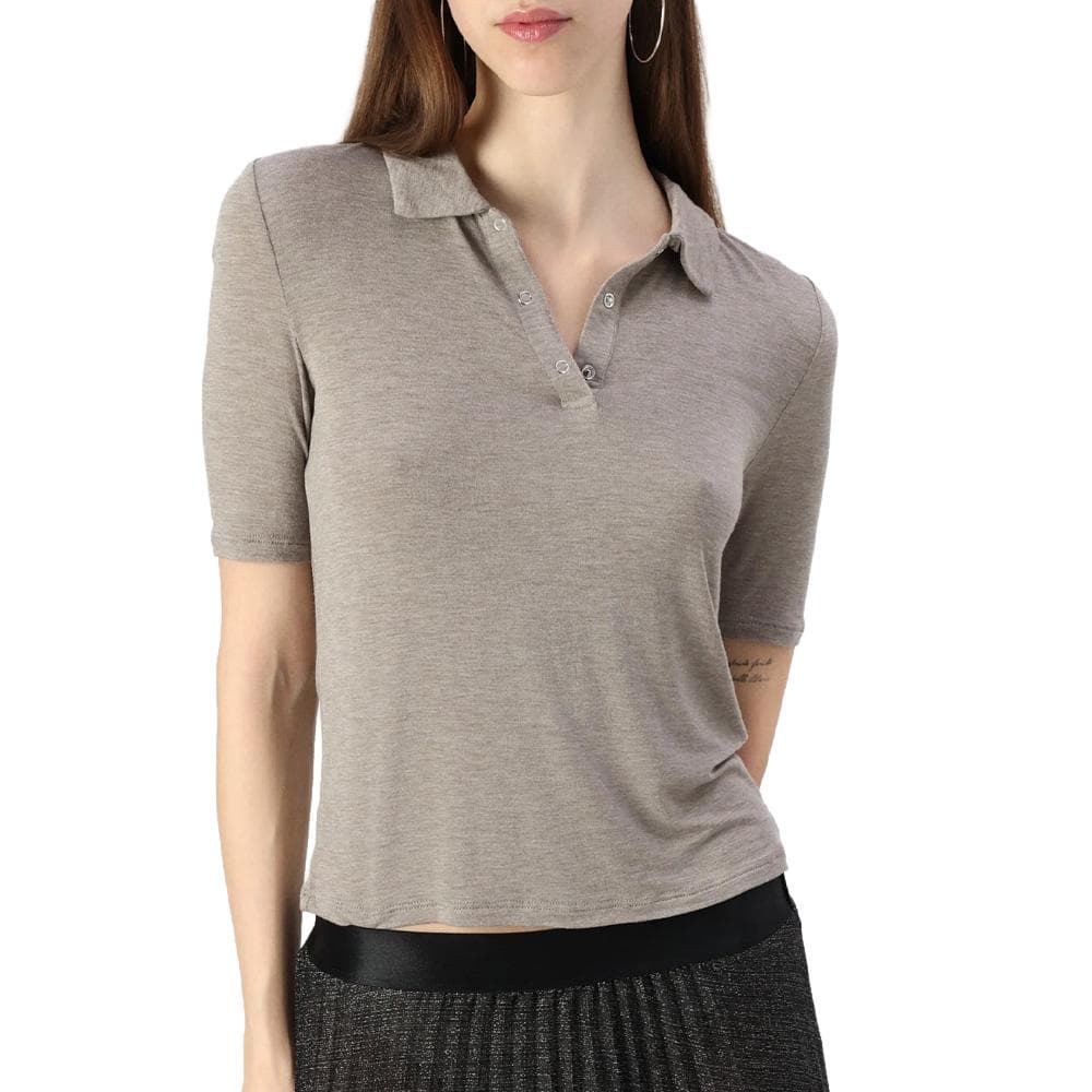 Polo Gris Femme JDY Sanni 2/4 1