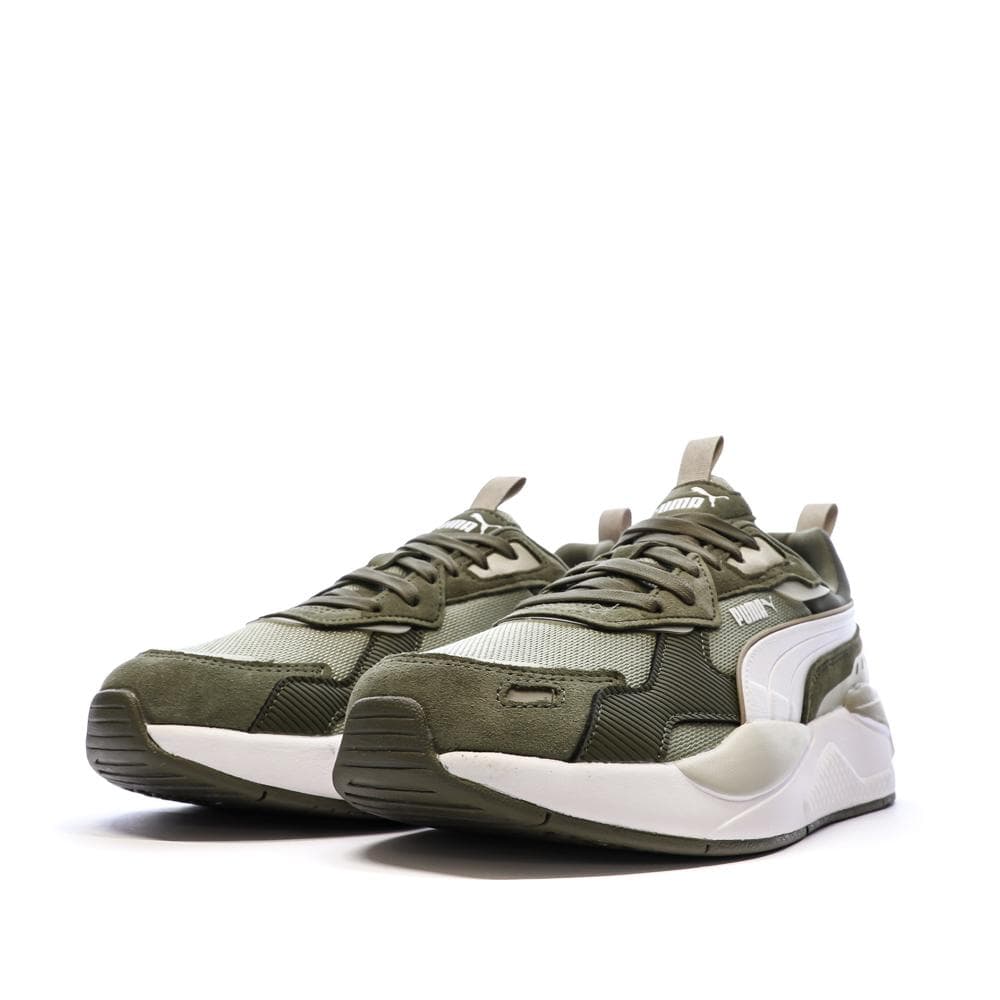 Baskets Blanches/Kaki Homme Puma X-ray 3 S 6