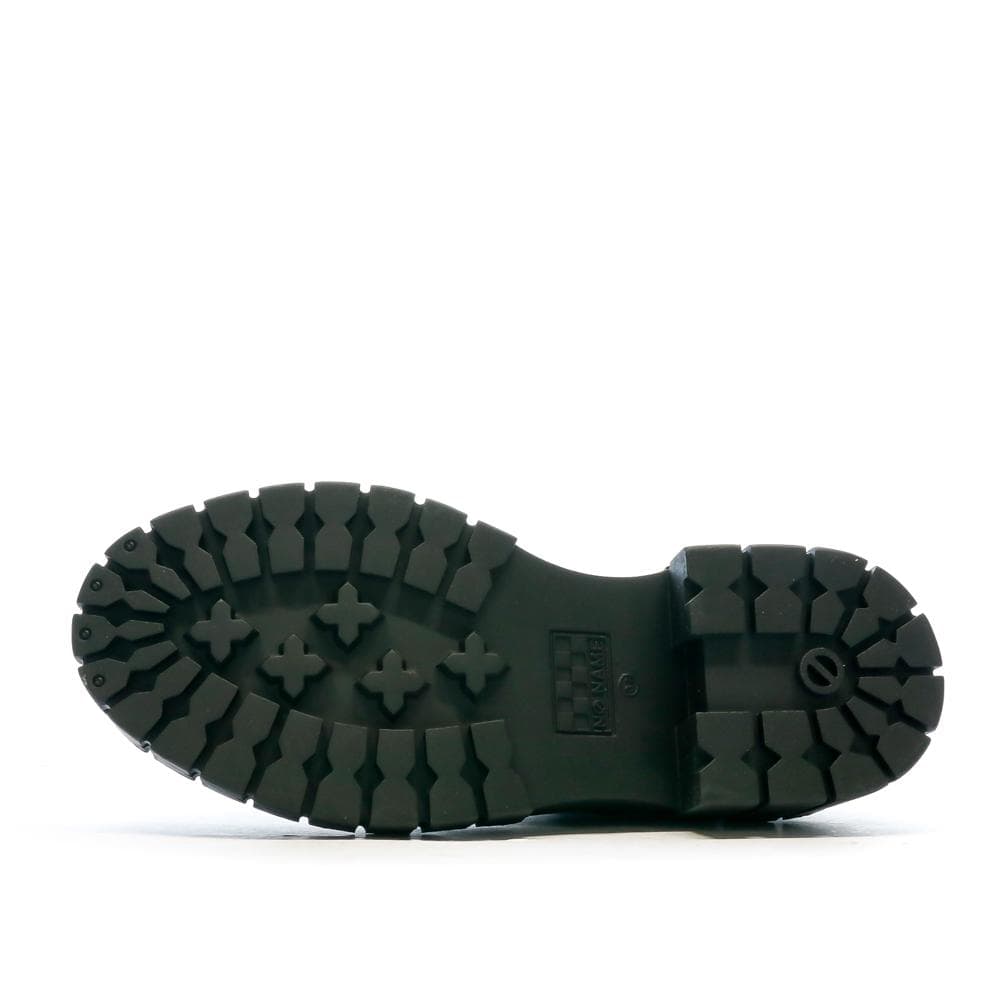 Boots Noir Simili Femme No Name Kross Low 5