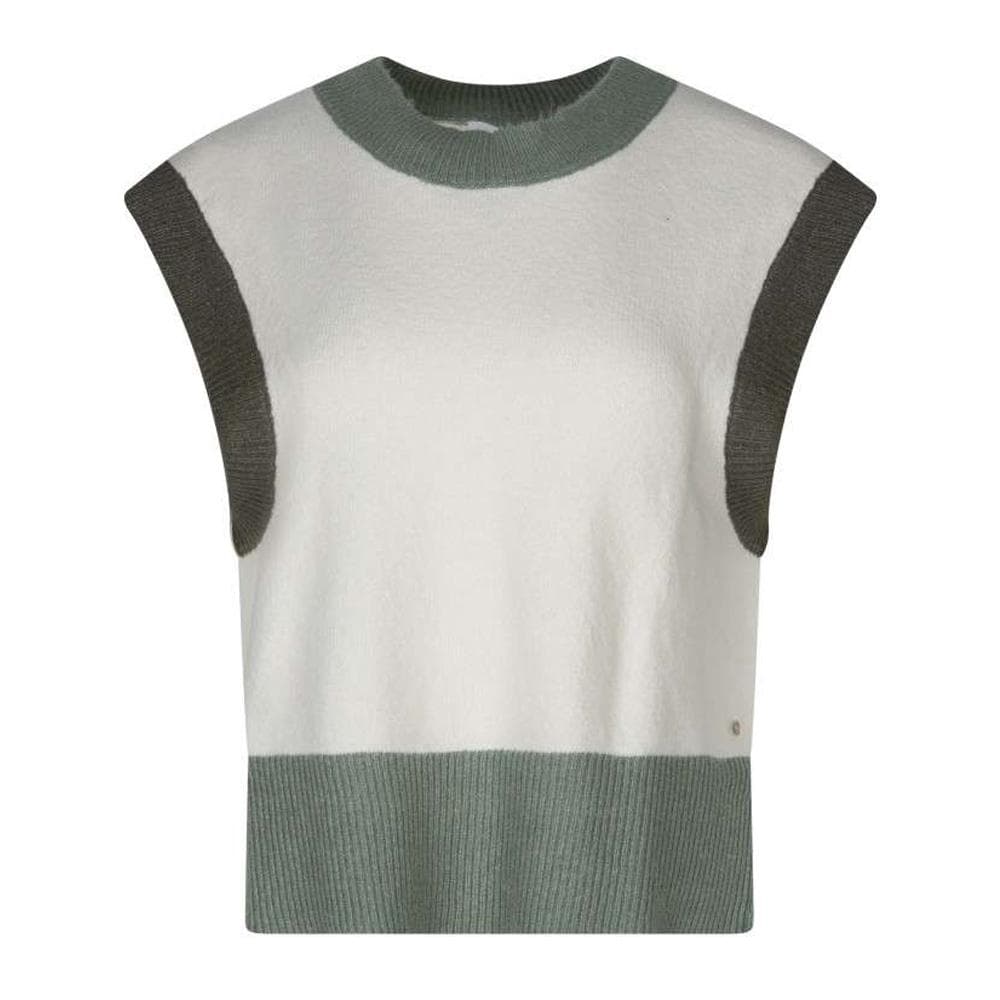 Pull Blanc/Vert FemmeTeddy Smith Silvia 1
