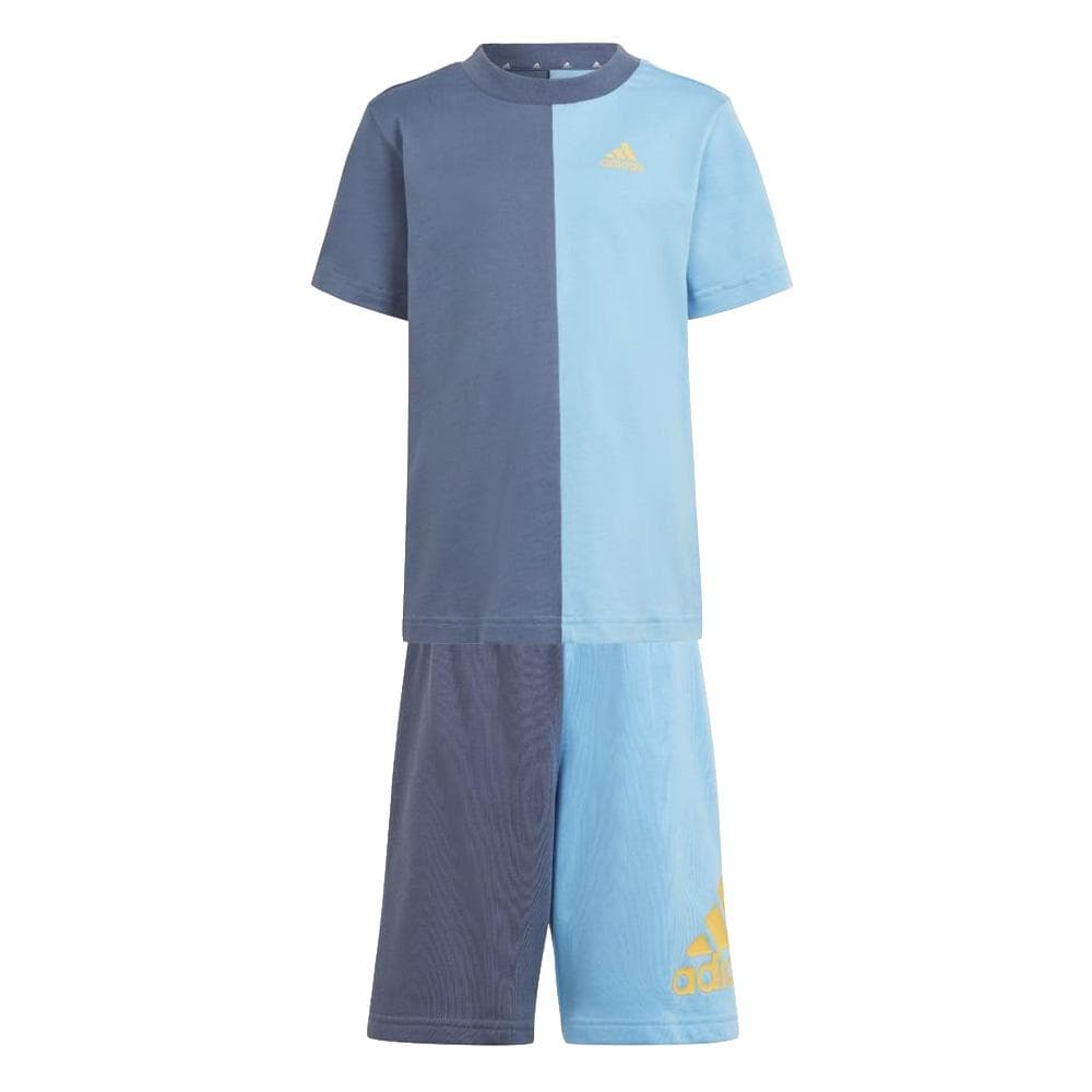 Ensemble Turquoise/Marine Garçon Adidas IS2677 1